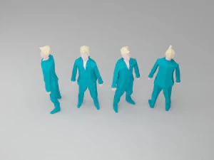 personaje de baja poli 1 Modelo 3D
