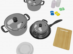 kitchen utensils 3D Model