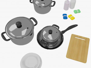 peralatan dapur Model 3D