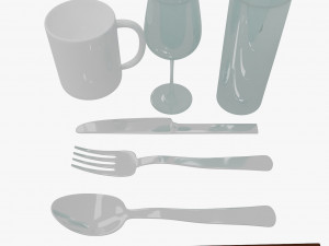 kitchen utensils 3 3D Model
