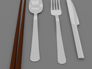 kitchen utensils 3 3Dモデル