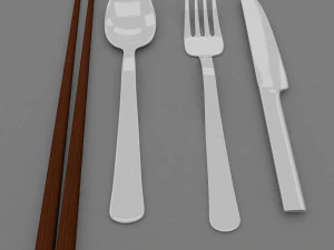kitchen utensils 3 3D Model