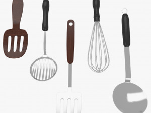 kitchen utensils 1 3D Model