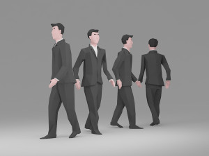 character low poly 2 3D 모델