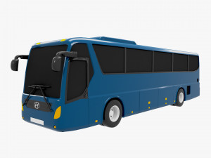 bus hyundai universe 3D 模型