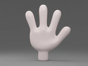 cartoon hand 3D Model
