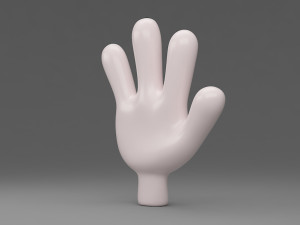 cartoon hand 3D Model