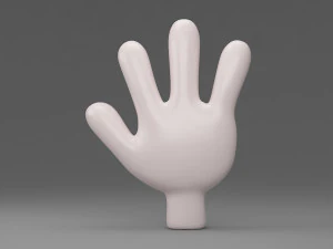 cartoon hand 3D Model