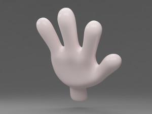 cartoon hand 3D Model
