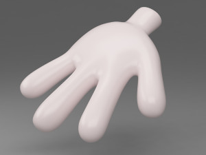 cartoon hand 3D Model