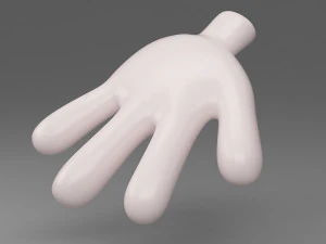cartoon hand 3D Model
