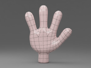 cartoon hand 3D Model