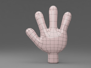cartoon hand 3D Model