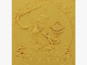 manjushri reliefs Model 3D