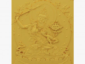 manjushri reliefs 3D Model