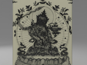manjushri reliefs 3D 모델