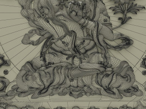 manjushri reliefs 3D 모델