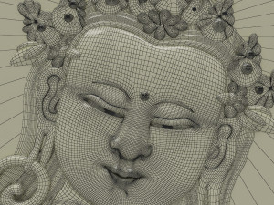 manjushri reliefs 3D 모델