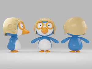 3d pororo penguin 3D Model