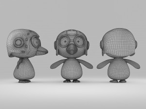 3d pororo penguin 3D Model