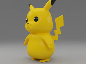 пікачу 3D Модель