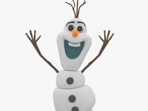snowman olaf 3D Model