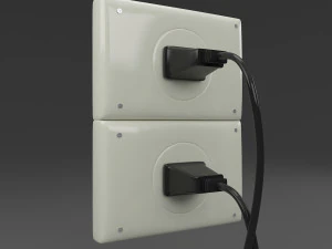 power outlet 3D Model