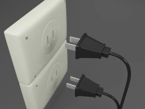 power outlet 3D Model