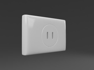 power outlet 3D Model