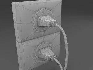 power outlet 3D Model