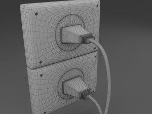 power outlet 3D Model
