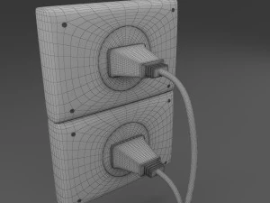 power outlet 3D Model