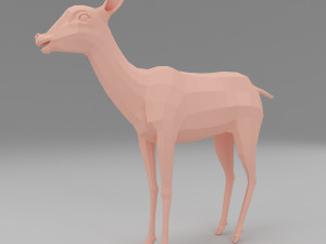 deer base mesh 3D Model