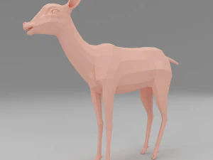 deer base mesh 3D Model
