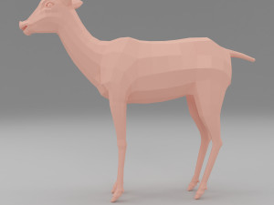 deer base mesh 3D Model