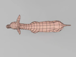 deer base mesh 3D Model