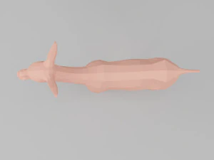 deer base mesh 3D Model