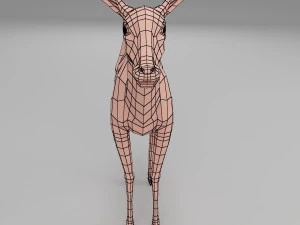 deer base mesh 3D Model