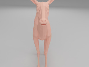 deer base mesh 3D Model