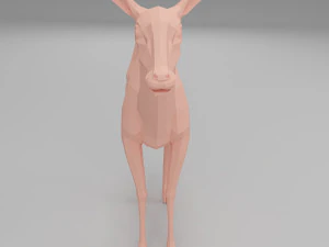 deer base mesh 3D Model