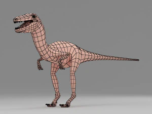 maglia base di dinosauri Modello 3D