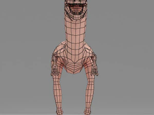 maglia base di dinosauri Modello 3D