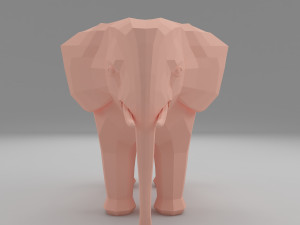 elephant base mesh 3D Model