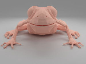 frog base mesh 3D मॉडल