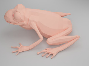 frog base mesh 3D मॉडल