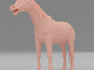 horse base mesh 3D Model