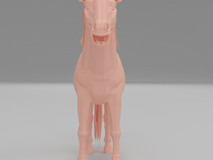 horse base mesh 3D Model