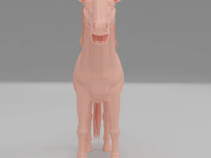 horse base mesh 3D Model