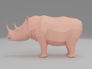 rhino base mesh 3D Model