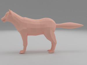 wolf base mesh 3D-Modell
